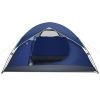 4-Person Dome Camping Tent with Removable Rain Fly & Carrying Bag;  Waterproof & Windproof;  for Camping;  Hiking;  Traveling