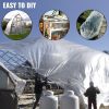 VEVOR Greenhouse Film 12 x 28 ft, Greenhouse Polyethylene Film 6 Mil Thickness, Greenhouse Plastic Greenhouse Clear Plastic Film UV Resistant