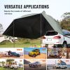 VEVOR Vehicle Awning, Large 10' x 7' Shade Coverage Car Side Awning, PU2000mm UV50+ Car Awning with Extended Side Canopies and Portable Storage Bag