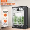 VEVOR 2x4 Grow Tent, 48'' x 24'' x 72'', High Reflective 2000D Mylar Hydroponic Growing Tent with Observation Window