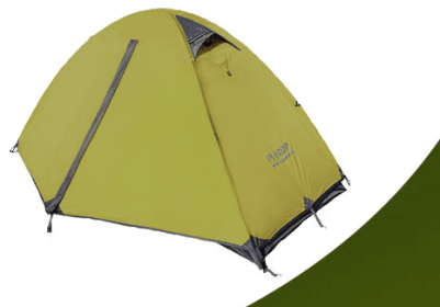 Outdoor Double Camping Rainproof Tents Outdoor Camping High Mountain Snowfield Ultra-light Camping Equipment (Color: Green)